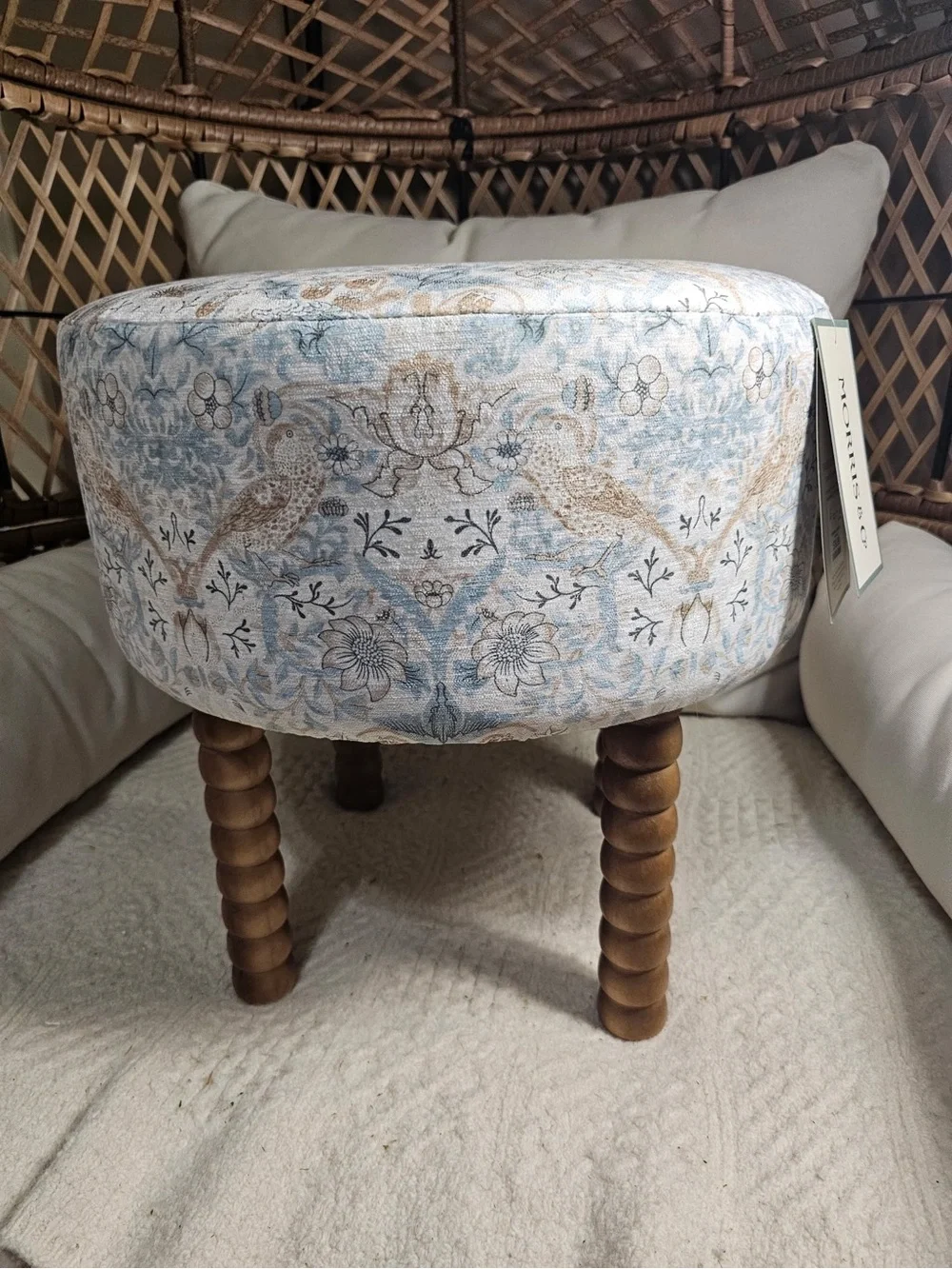 Morris and co blue floral